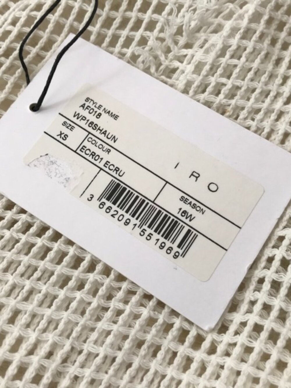 IRO Sheer Woven Top 1520 - Picture 3 of 6